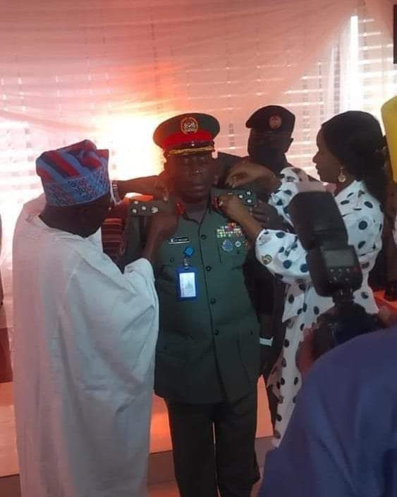 Ebora Owu Decorates Son, Adeboye With Brigadier General Rank.