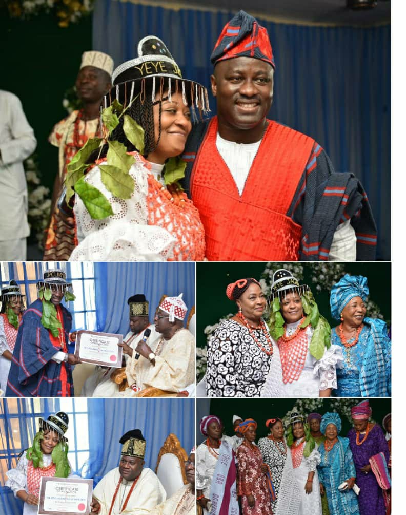 Onimesi Ekiti Strikes At US Navy Confers Title On Victor Agunbiade, Wife.