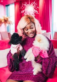 Florence Ifeoluwa Otedola, Popularly Known As DJ Cuppy, Has Taken To Social Media To Celebrate Her Two Dogs, DuDu And FuFu As They Celebrate Their First Birthday.