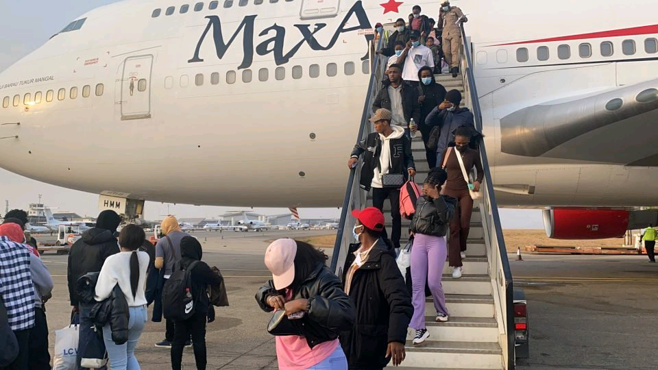 The First Batch Of Stranded Nigerians Arrive From Ukrainea