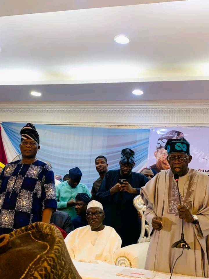 2023: How Tinubu Sues For Peace Among Aggrieved Members Of Oyo APC