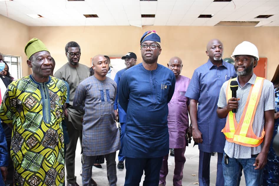 Makinde inspects LG, Pension Board Complex,issues three month ultimatum to contractor