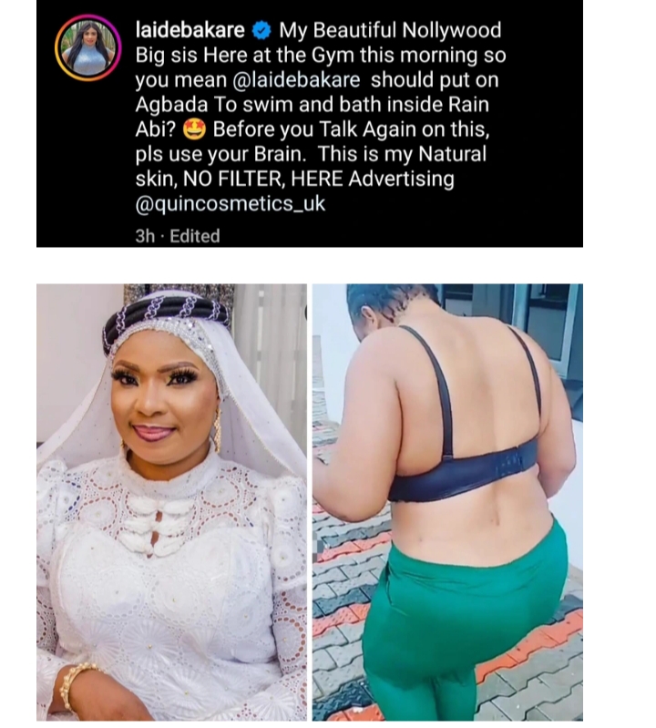 Actress Olaide Bakare Reacts After People Criticize Her For Wearing Brâ to Play inside Rain