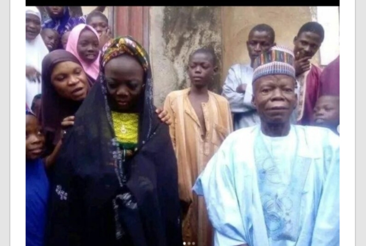 74-year-old Kogi man marries for the first time.