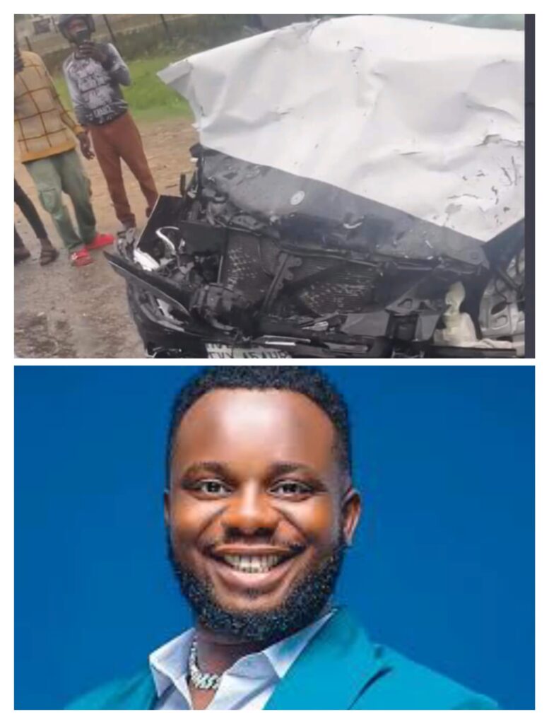 Skit maker, Oga Sabinus survives auto crash