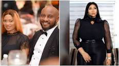 No man can put asunder” – Yul Edochie says as he embraces wife, May at her birthday celebration.