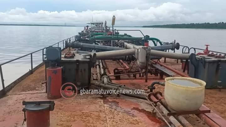 Photostory:Tompolo’s Security Outfit Intercepts Vessel Loaded With Crude Oil