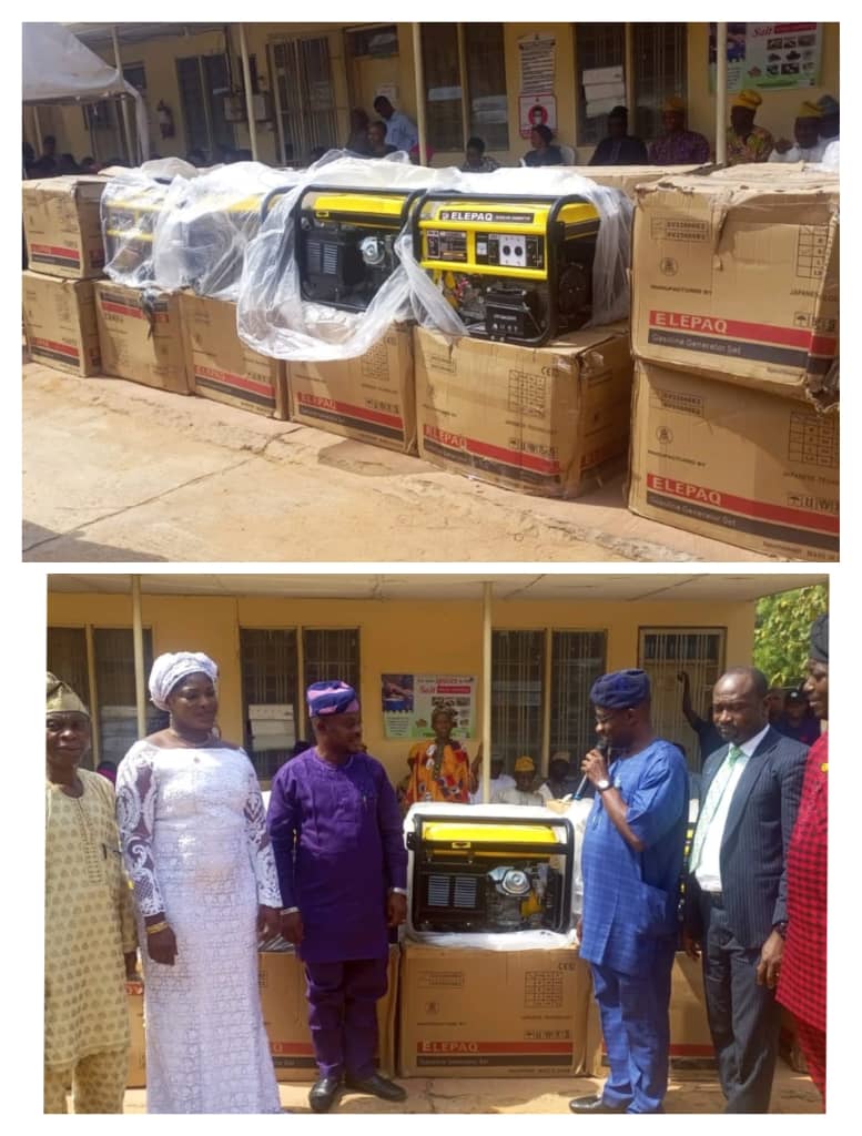 Again, Oyo govt. doles out another 120 Generators to PHCs