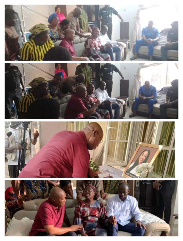 Lagos CP Visits Bolanle Raheem’s Residence