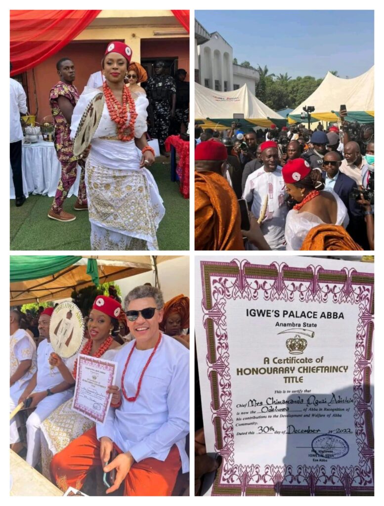 Peter Obi  At Chimamanda Adichie’s Chieftaincy Ceremony