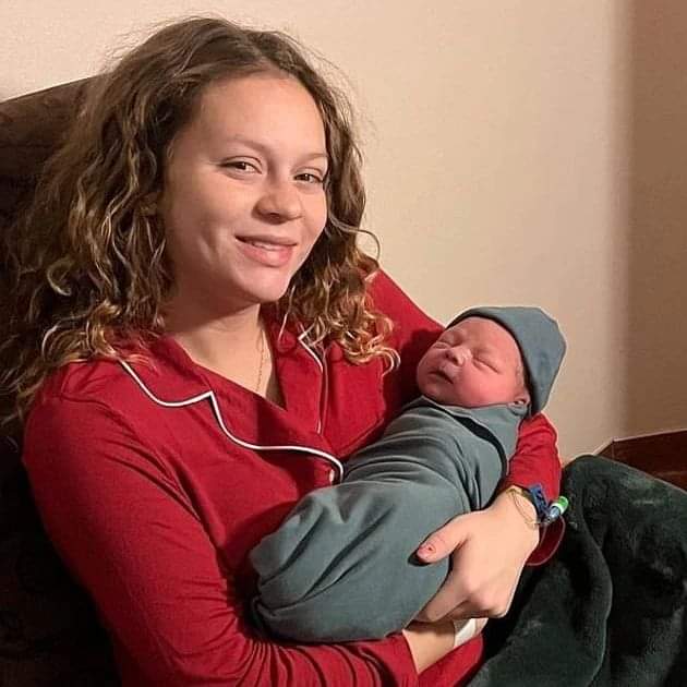 Lady Who Got Pregnant While On Birth Control Gives Birth To Baby Holding IUD