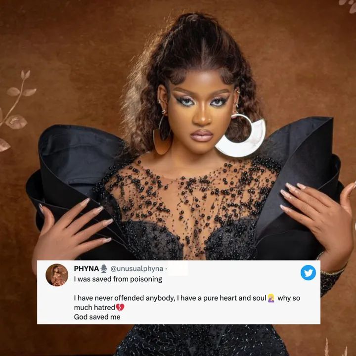 I Was Saved From Poisoning, BBNaija’s Phyna Reveals