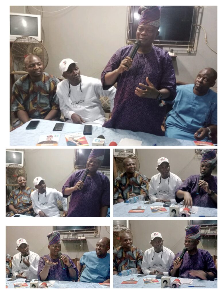 Photostory:The Governorship candidate of APC in Oyo state visited the Correspondents’Chapel of Oyo state NUJ on Wednesday as part of his campaign tour.