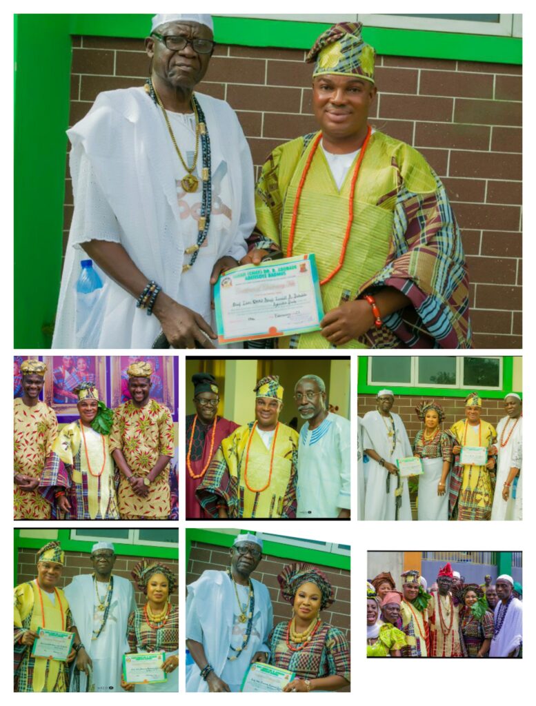 Recognition for Sterling Leadership: Oyo NUJ Chairman, Demola Babalola, Wife Bag Chieftaincy Titles in Ibadan