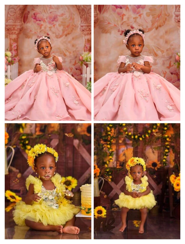 Former-Bbnaija, House Mate Bambam, Teddy A Celebrate Daughter’s Birthday