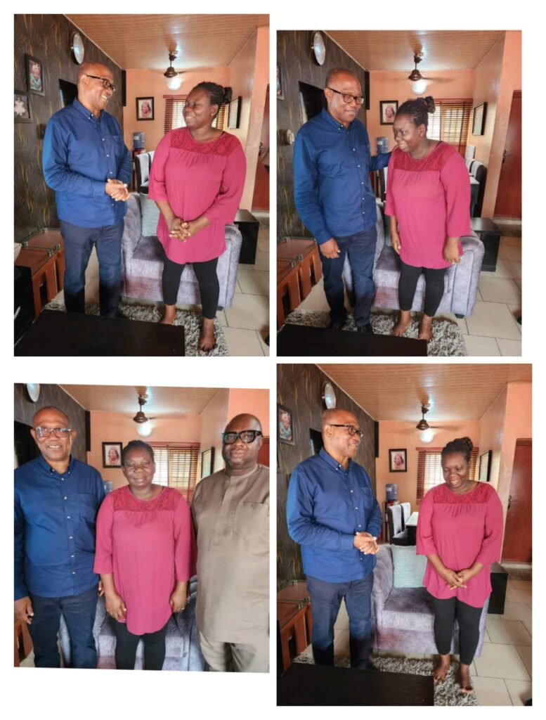 Photostory:Peter Obi Visits Woman Stabbed In Face On Election Day