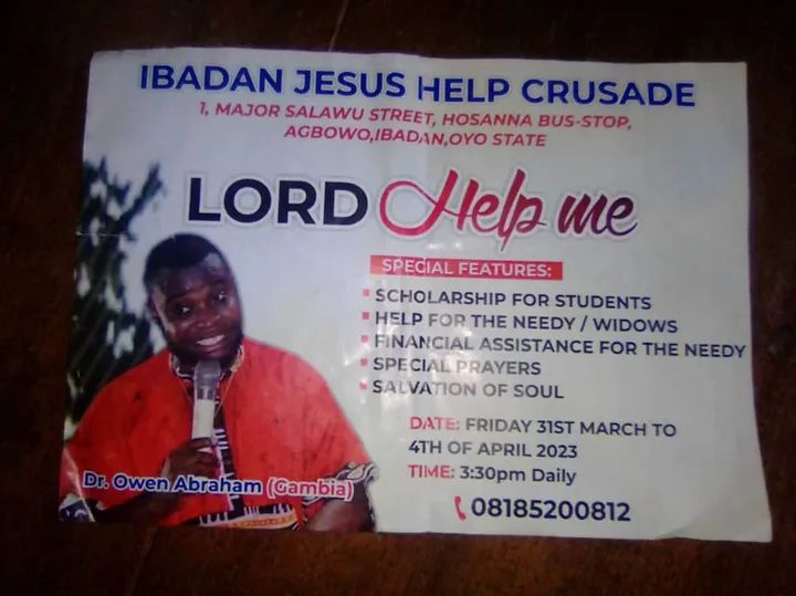 Gambian Pastor Absconds With Worshippers’ Phones After Crusade In Ibadan