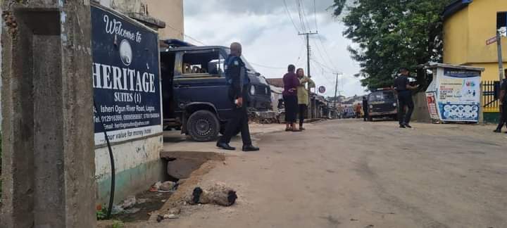 Photostory:Heavy Police Presence Following Clash Between Hoodlums In Lagos