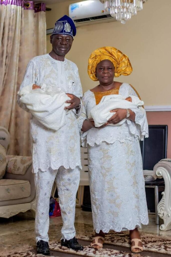 Photostory: Couple Welcome Twins After 32 Years Of Childlessness