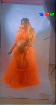 Yul Edochie shares video from Judy Austin’s maternity shoot