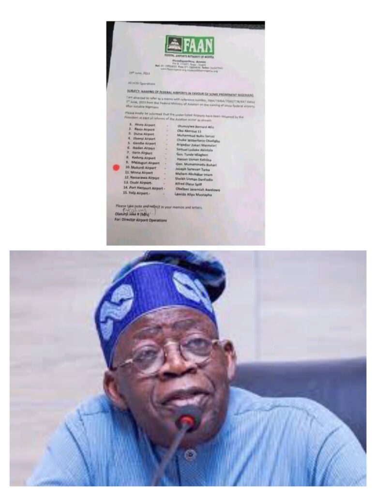 Why Tinubu Renames 15Airports After Buhari, Akintola, Okadigbo, Awolowo And Others