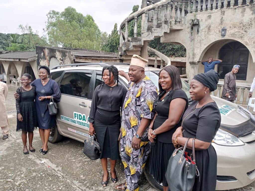 Senator Alli donates bus to FIDA, seeks effort against domestic violence