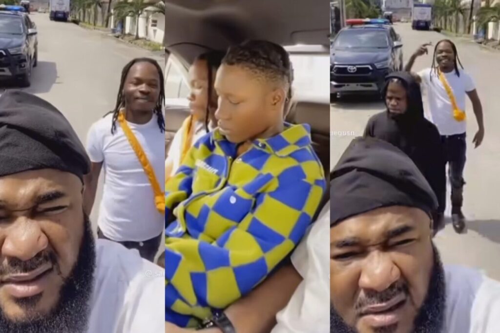 Naira Marley, Sam Larry and Zinoleesky make their first public appearance