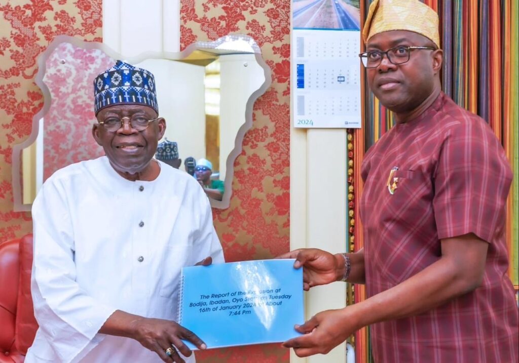 Bodija Explosion: Makinde Presents Report To Tinubu