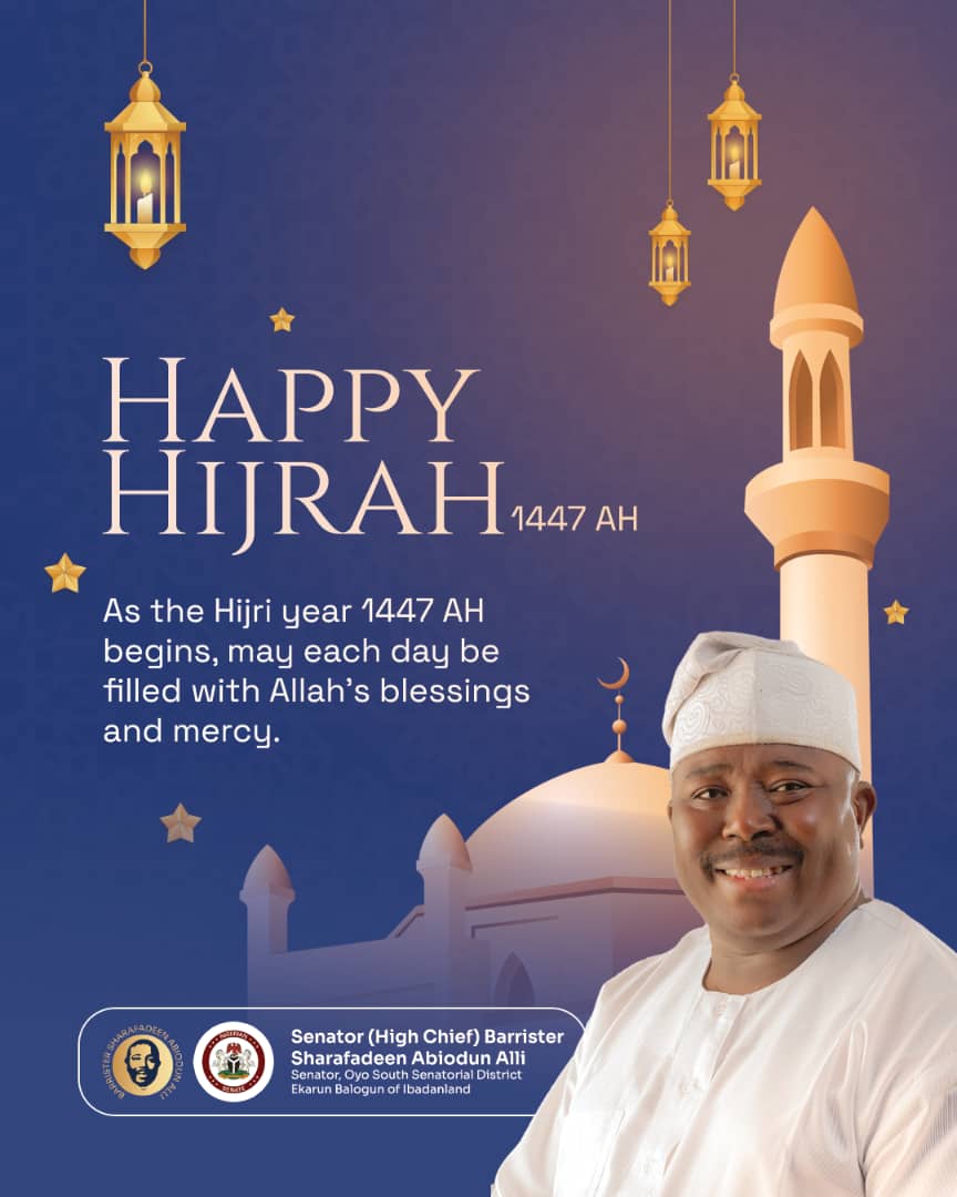 Hijrah 1447: Senator Alli felicitates Muslims, seeks unity and Renewal