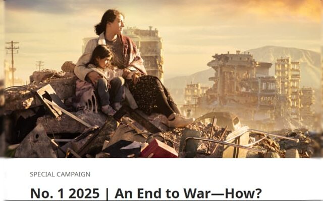 An end to War : Over 9m Jehovah’s Witnesses begin global campaign Sept