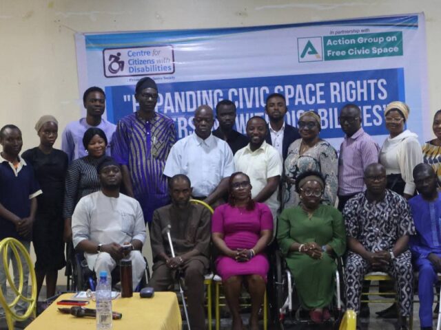 CCD, stakeholders seek amendment of Oyo Disability Law 2017Amendment