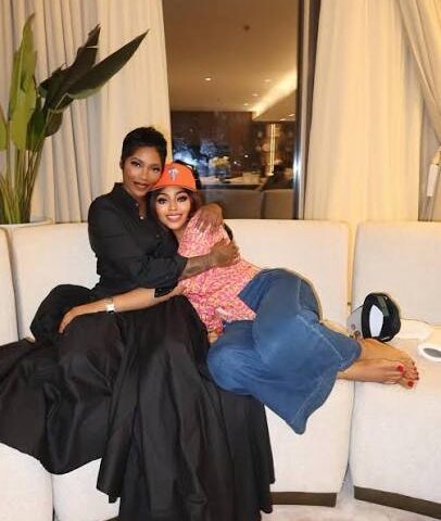 Regina Daniels Shares Heartfelt Moments With Tiwa Savage, Says She Seeks Guidance From Those Who Understand Her Journey.