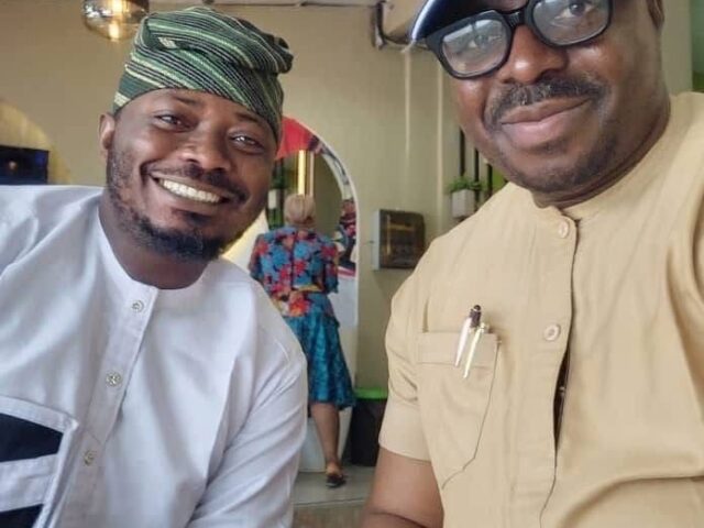 Akinyele Council Boss, Hon Akinwole Akinleye  Celebrates Akinyele PDP Exco, Mr Abiodun Asimiyu(Apostle) on his birthday.*