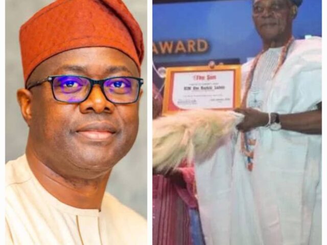 Oyo NUJ Felicitates Makinde, Ladoja on Sun Awards*