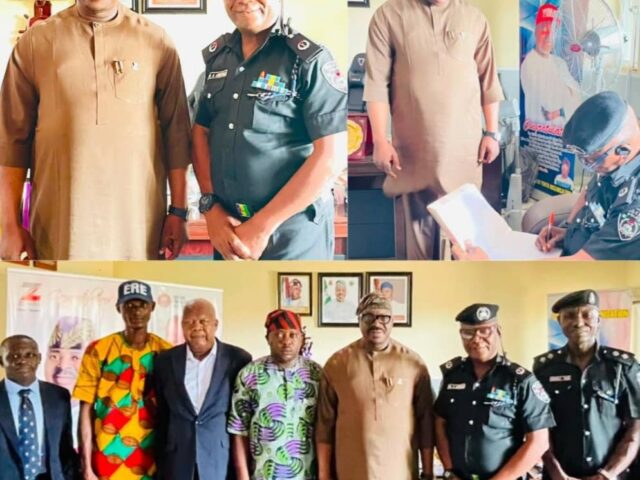 Hon. Wole Akinleye Receives Southwest Railway Police Command Chief, Reaffirms Commitment to Akinyele Security