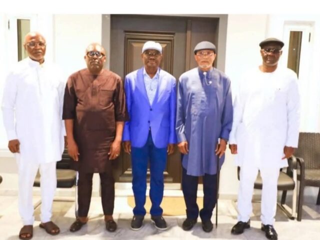 High-Level Political Alignment: Governor Fubara Meets Nyesom Wike in Port Harcourt.