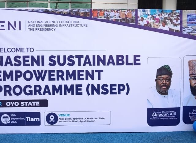Senator Alli Facilitates NASENI Sustainable Empowerment Programme for 270 Beneficiaries in Oyo.