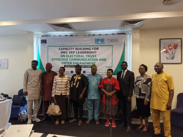 2027 : IPC, CEMESO Train INEC Officials on Electoral Communication, Misinformation.