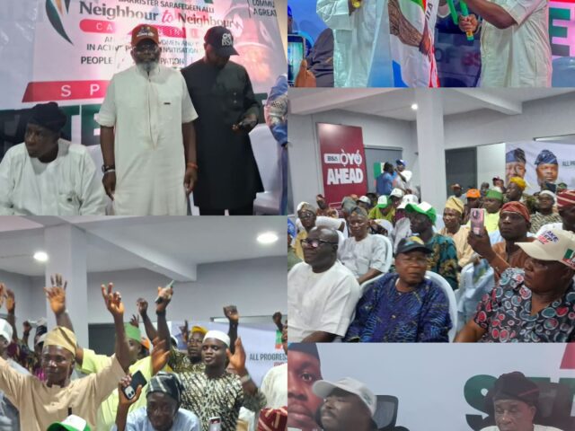 APC Chieftain, Ayandele, supporters renew allegiance to Tinubu, Alli, Others.